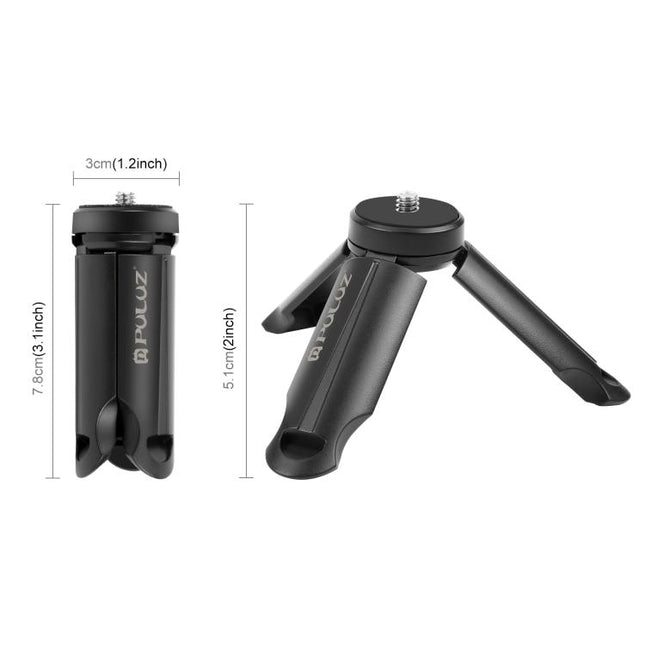 PULUZ Portable Folding Plastic Tripod for Cell Phones
