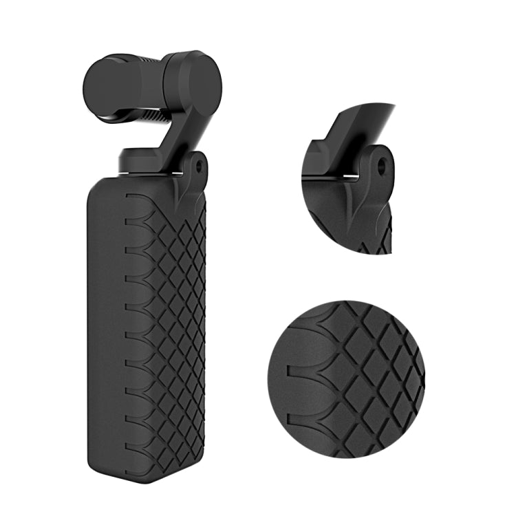 PULUZ - Juego de funda de silicona con textura de diamante 2 en 1 para DJI OSMO Pocket, para DJI OSMO Pocket