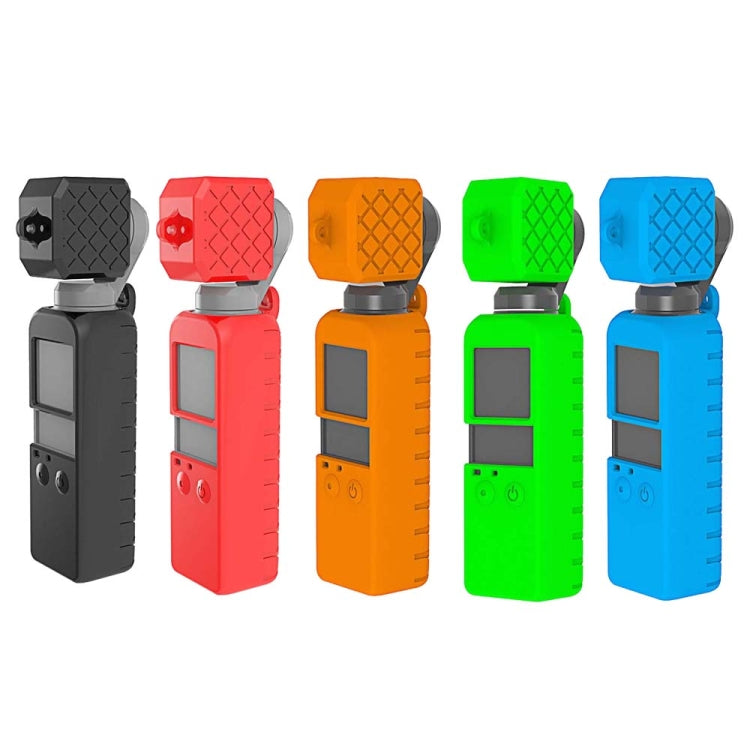 PULUZ - Juego de funda de silicona con textura de diamante 2 en 1 para DJI OSMO Pocket, para DJI OSMO Pocket