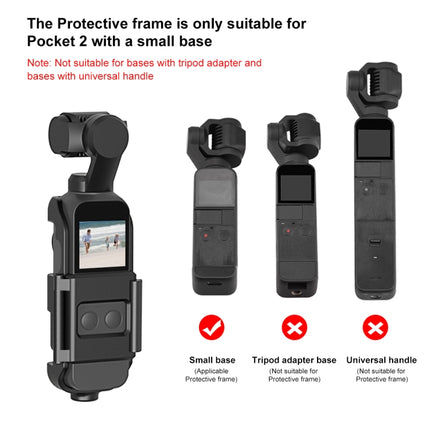 Carcasa protectora PULUZ con marco de soporte para DJI OSMO Pocket/Pocket 2, para DJI OSMO Pocket