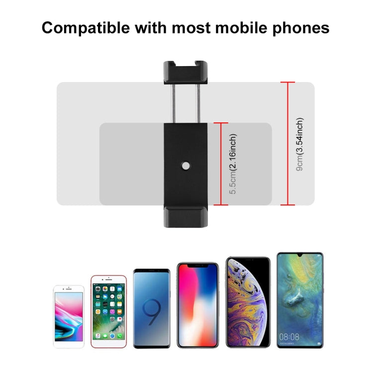PULUZ Metal Phone Clamp Mount + Expansion Fixed Stand Bracket for DJI OSMO Pocket, Clamp+Fixed Stand