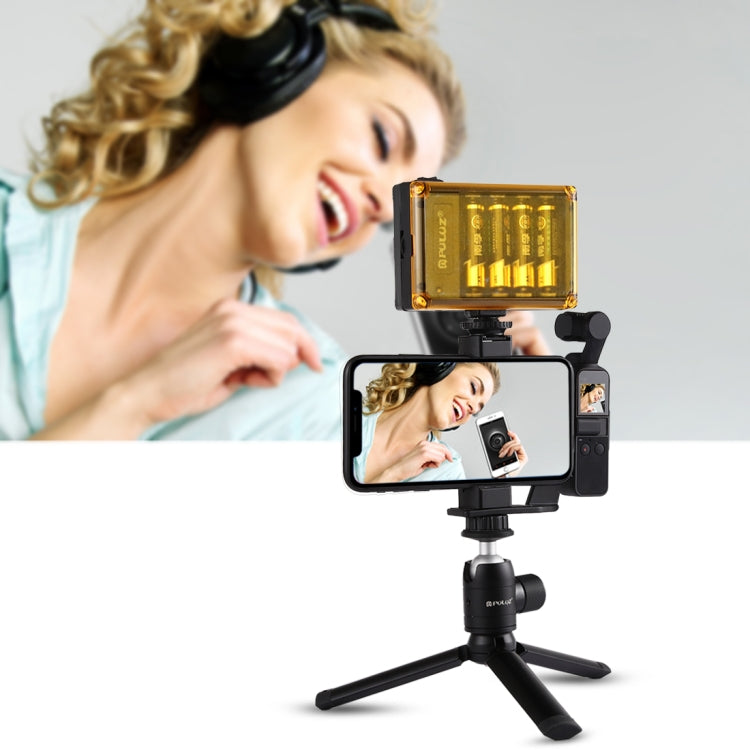 PULUZ Metal Phone Clamp Mount + Expansion Fixed Stand Bracket for DJI OSMO Pocket, Clamp+Fixed Stand