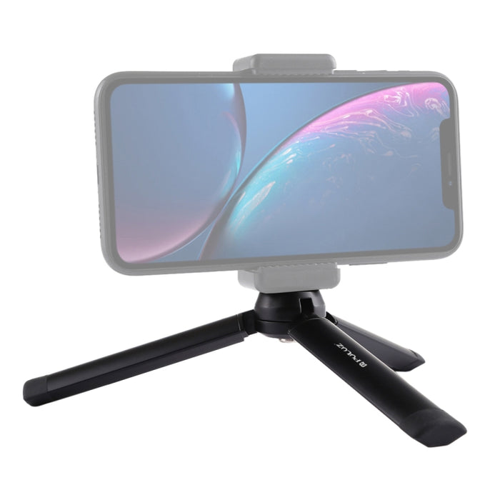 Trípode de bolsillo de metal para escritorio PULUZ Mini con tornillo de 1/4 de pulgada para DSLR y cámaras digitales, carga: 10 kg, trípode de escritorio