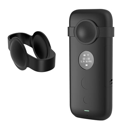 PULUZ Funda protectora de silicona con cubierta de lente para Insta360 ONE X, para Insta360 ONE X (negro), para Insta360 ONE X (rojo)