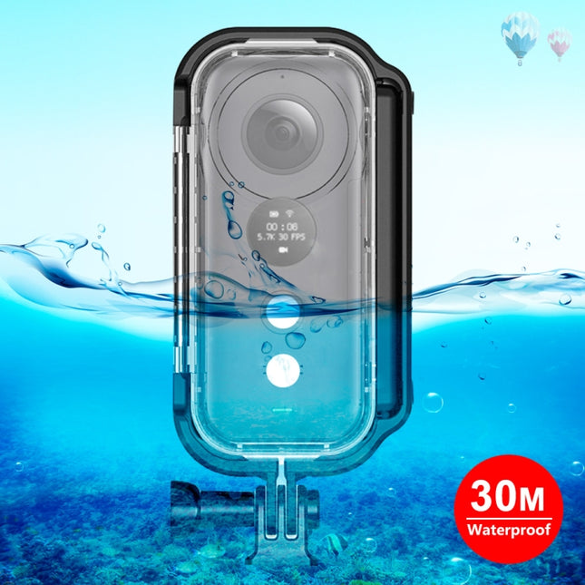 PULUZ 30m Underwater Waterproof Housing Protective Case for Insta360 ONE X, with Buckle Basic Mount & Screw