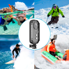 PULUZ 30m Underwater Waterproof Housing Protective Case for Insta360 ONE X, with Buckle Basic Mount & Screw, For Insta360 ONE X