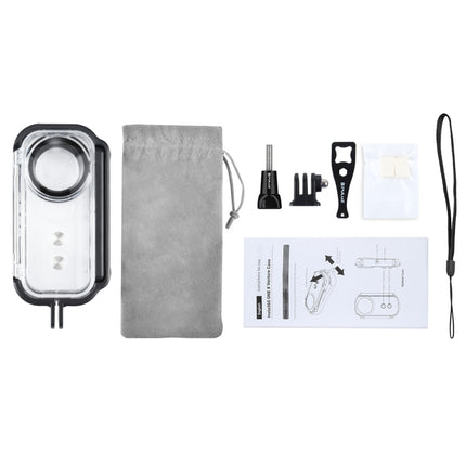 PULUZ - Carcasa protectora impermeable subacuática de 30 m para Insta360 ONE X, con hebilla de montaje básica y tornillo, para Insta360 ONE X