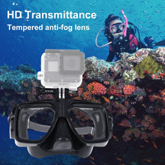 PULUZ Water Sports Diving Equipment Diving Mask Swimming Glasses for GoPro, Insta360, DJI and Other Action Cameras