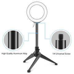 PULUZ Desktop Adjustable Tripod Stand Selfie Stick Mount Holder, Tripod Stand