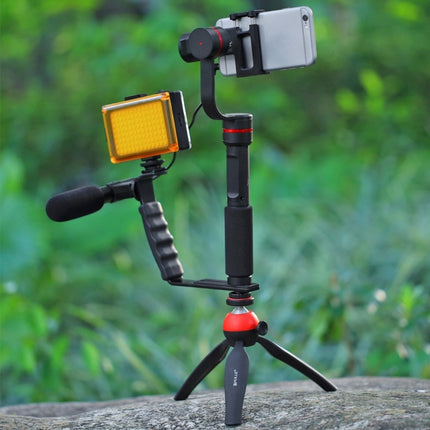 PULUZ Pocket 96 LEDs 860LM Professional Vlogging Photography Video & Photo Studio Light with White and Orange Magnet Filters Light Panel for Canon, Nikon, DSLR Cameras, 104 LED