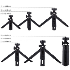 PULUZ Pocket 5-mode Adjustable Desktop Tripod Mount with 1/4 inch Screw for DSLR & Digital Cameras, Adjustable Height: 16.5-21.5cm