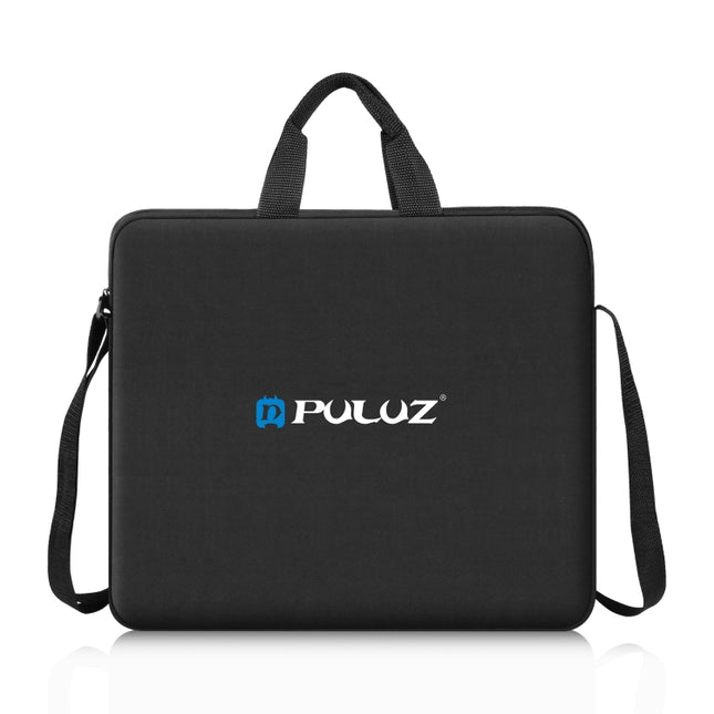 PULUZ 12 inch Ring LED Lights Portable Zipper Storage Bag Shoulder Handbags, Size: 38cm x 33cm x 3cm