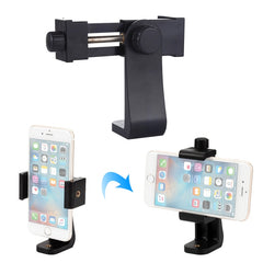 Soporte de abrazadera para teléfono con rotación de 360 ​​grados y disparo horizontal y vertical universal PULUZ para iPhone, Galaxy, Huawei, Xiaomi, Sony, HTC, Google y otros teléfonos inteligentes, abrazadera horizontal y vertical