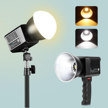 PULUZ 60W Studio Video Light 2500K-6500K Dual Color Temperature Professional Photography Fill Light, 60W Studio Video Light