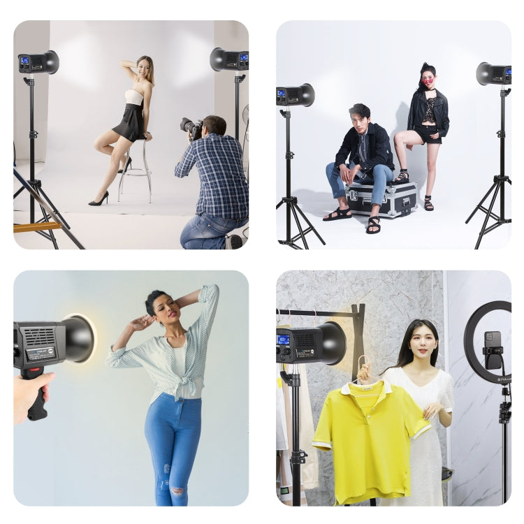 PULUZ 60W Studio Video Light 2500K-6500K Dual Color Temperature Professional Photography Fill Light
