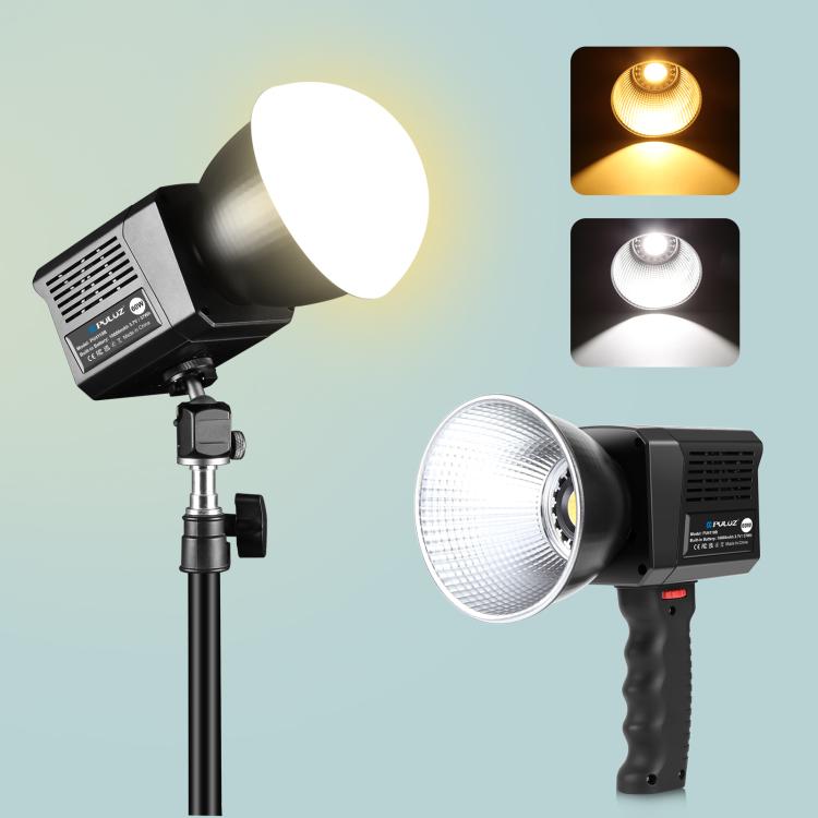 PULUZ 60W Studio Video Light 2500K-6500K Dual Color Temperature Professional Photography Fill Light, 60W Studio Video Light