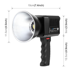 PULUZ 60W Studio Video Light 2500K-6500K Dual Color Temperature Professional Photography Fill Light, 60W Studio Video Light