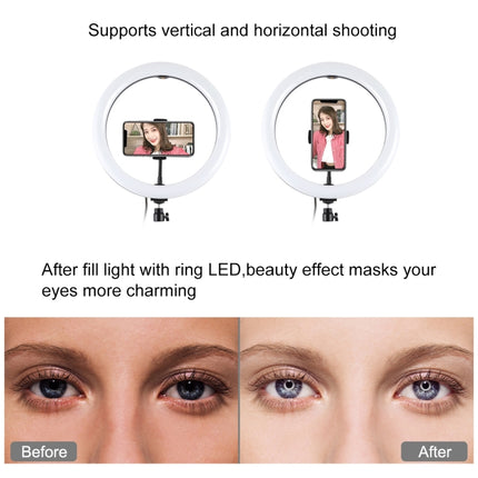 PULUZ 11.8 inch 30cm RGB Dimmable LED Ring Vlogging Selfie Photography Video Lights with Cold Shoe Tripod Ball Head & Phone Clamp (Pink)