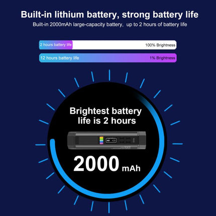 PULUZ 17cm Photo Handheld Full Color RGB Stick Light Magnetic LED Fill Light, 17cm Magnetic LED Fill Light