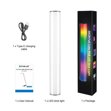PULUZ 30cm Photo Handheld Full Color RGB Stick Light Magnetic LED Fill Light, 30cm Magnetic LED Fill Light