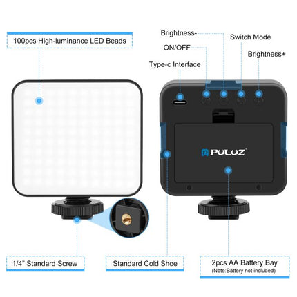 PULUZ 100 LED 5W Video Splicing Fill Light for Camera / Video Camcorder, 100 LED 5W