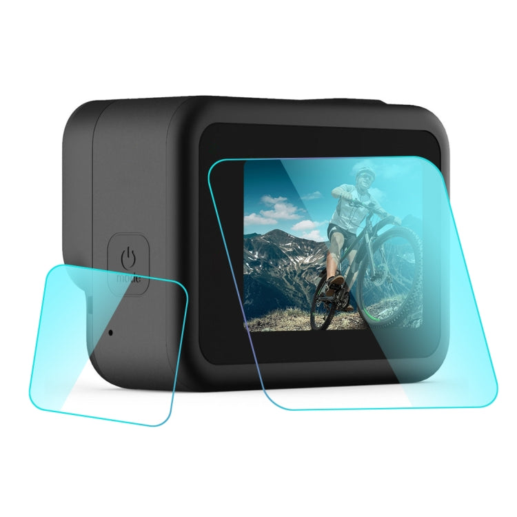 PULUZ for GoPro HERO8 Black Lens + LCD Display 9H 2.5D Tempered Glass Film, For GoPro HERO8 Black