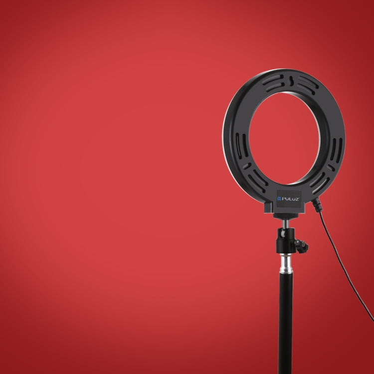 PULUZ 6.2 pulgadas 16 cm USB 10 modos 8 colores RGBW regulable LED anillo vlogging fotografía video luces con trípode cabeza de bola, 6.2 pulgadas RGBW