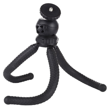 Trípode flexible PULUZ Mini Octopus con cabezal esférico para cámaras SLR, GoPro, teléfonos móviles, tamaño: 25 cm x 4,5 cm, trípode de 25 cm (EE. UU.), trípode de 25 cm