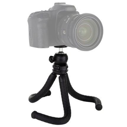 Trípode flexible PULUZ Mini Octopus con cabezal esférico para cámaras SLR, GoPro, teléfonos móviles, tamaño: 30 cm x 5 cm, trípode de 30 cm