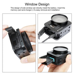 PULUZ Housing Shell CNC Aluminum Alloy Protective Cage with 52mm UV Lens for GoPro HERO8 Black, For HERO8 Black No Frame