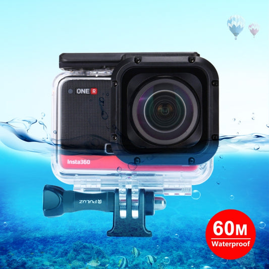 PULUZ 60m Underwater Depth Diving Case Waterproof Camera Housing for Insta360 ONE R 4K Wide-angle Edition, For Insta360 ONE R 4K Edition