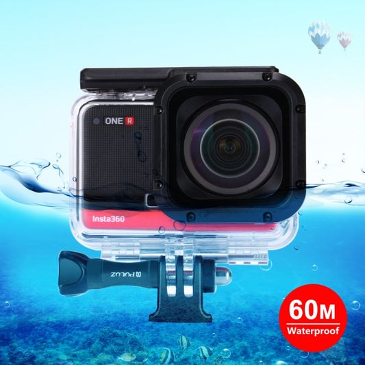 PULUZ 60m Underwater Depth Diving Case Waterproof Camera Housing for Insta360 ONE R 1.0 inch Edition, For Insta360 ONE R 1.0 inch Edition