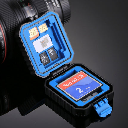 PULUZ 11-in-1-Speicherkartenhülle für 3SIM + 2XQD + 2CF + 2TF + 2SD-Karte, 11 in 1