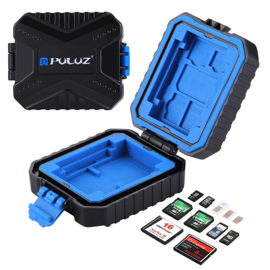 PULUZ 11-in-1-Speicherkartenhülle für 3SIM + 2XQD + 2CF + 2TF + 2SD-Karte, 11 in 1