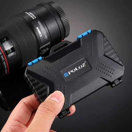 PULUZ 27-in-1-Speicherkartenhülle für 4CF + 8SD + 9TF + 1 Karten-PIN + 1Standard-SIM + 2Micro-SIM + 2Nano-SIM, 27 in 1, 27 in 1 (US), 27 in 1 (AE)