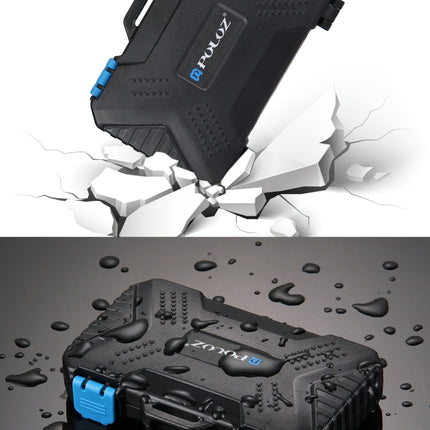 PULUZ 27-in-1-Speicherkartenhülle für 4CF + 8SD + 9TF + 1 Karten-PIN + 1Standard-SIM + 2Micro-SIM + 2Nano-SIM, 27 in 1, 27 in 1 (US), 27 in 1 (AE)