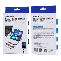 PULUZ Card Reader + 22 in 1 Memory Card Case for 1Standard SIM + 2Micro-SIM + 2Nano-SIM + 3CF + 7SD + 6TF + 1CARD PIN, 22 in 1 + Card Reader(US), 22 in 1 + Card Reader(AE), 22 in 1 + Card Reader