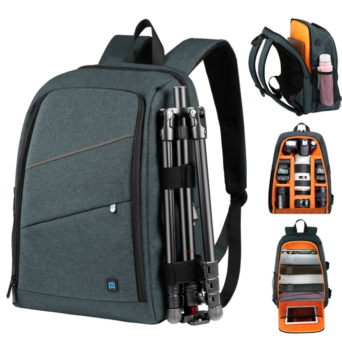 PULUZ Outdoor Portable Waterproof Scratch-proof Dual Shoulders Backpack Handheld PTZ Stabilizer Camera Bag with Rain Cover for Digital Camera, DJI Ronin-SC / Ronin-S, Backpack(Grey), Backpack(Black), Backpack(Grey US)