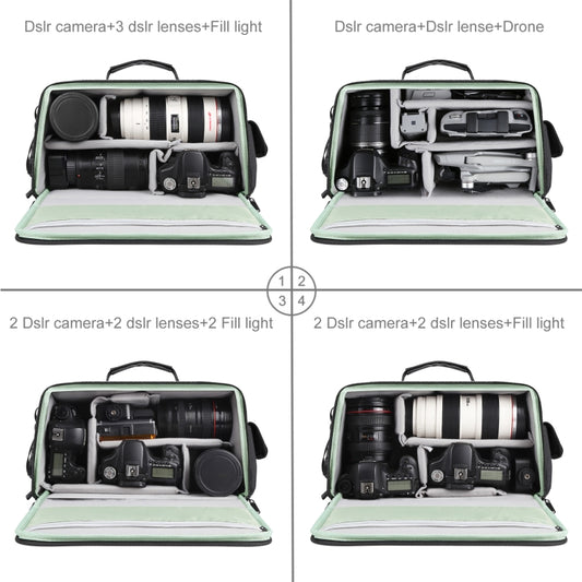 PULUZ Portable Camera Crossbody Shoulder Bag Digital Storage Lens Bag, Crossbody Shoulder Bag