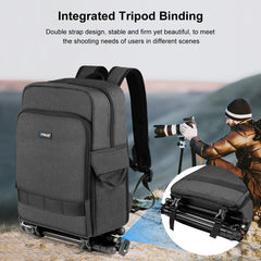 PULUZ Outdoor Portable Camera Dual Shoulders Backpack Laptop Bag, Shoulders Backpack