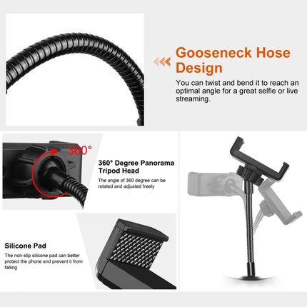 PULUZ Flexible Clip Mount Holder with Clamping Base, Clip Mount (Black), Clip Mount (White)