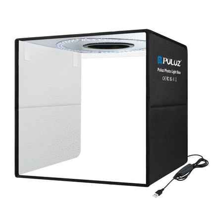 PULUZ 40cm Folding Portable Ring Light USB Photo Lighting Studio Shooting Tent Box with 6 x Dual-side Color Backdrops, Size: 40cm x 40cm x 40cm, 40cm