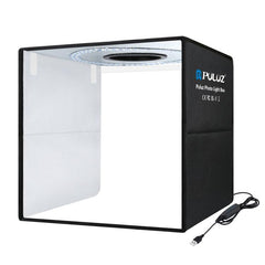 PULUZ 40cm Folding Portable Ring Light USB Photo Lighting Studio Shooting Tent Box with 6 x Dual-side Color Backdrops, Size: 40cm x 40cm x 40cm