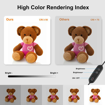 PULUZ 40cm Folding 72W 5500K Studio Shooting Tent Soft Box Photography Lighting Kit with 4 Colors (Black, Orange, White, Green) Backdrops, 40cm Folding 72W(US Plug), 40cm Folding 72W(AU Plug), 40cm Folding 72W(EU Plug), 40cm Folding 72W(UK Plug)