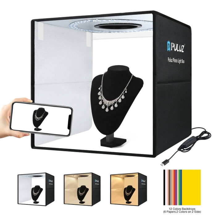 50cm Photo Studio Light Box, PU5050BA, PU5050RD, PU5050A, PU5050BEU, PU5050BUK