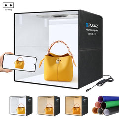 PULUZ 50cm Folding Portable Ring Light PD30W Quick Charge USB Photo Lighting Studio Shooting Tent Box with 6 x Dual-Side Backdrops, Size: 50cm x 50cm x 50cm