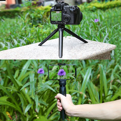 PULUZ Pocket Mini Plastic Tripod Mount with Phone Clamp for Smartphones, Plastic Tripod (Black), Plastic Tripod (Pink)