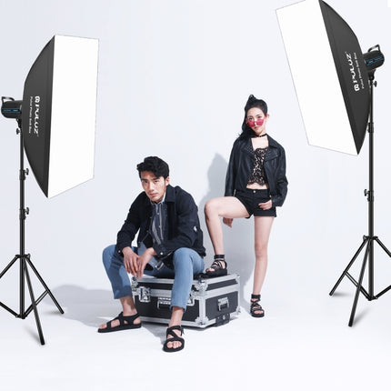 Softbox rectangular para flash PULUZ con montura Bowens y difusor, 60 x 90 cm