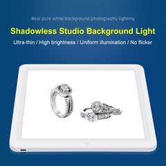 PULUZ LED Shadowless Light Pad for 30cm Photo Studio Box, 30cm Shadowless Light