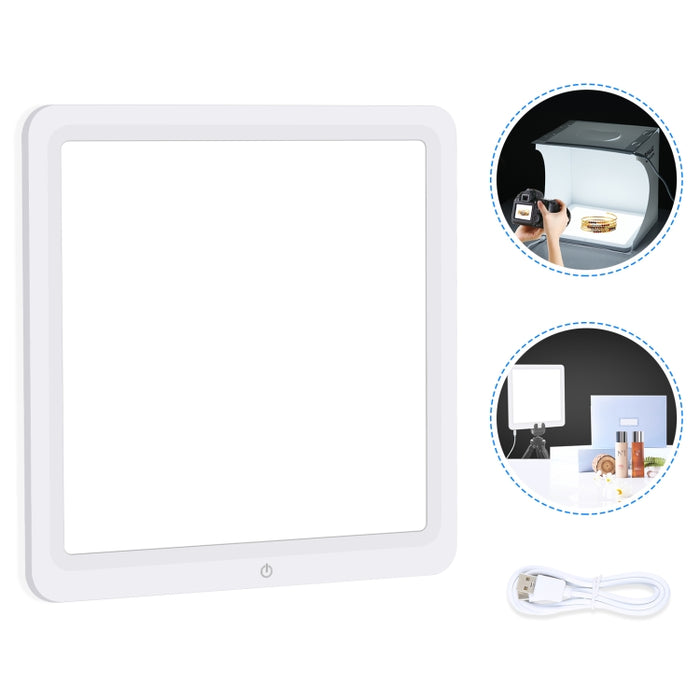 PULUZ 20 cm LED Schattenloses Lichtpad für Fotostudio-Box, 20 cm Schattenloses Licht